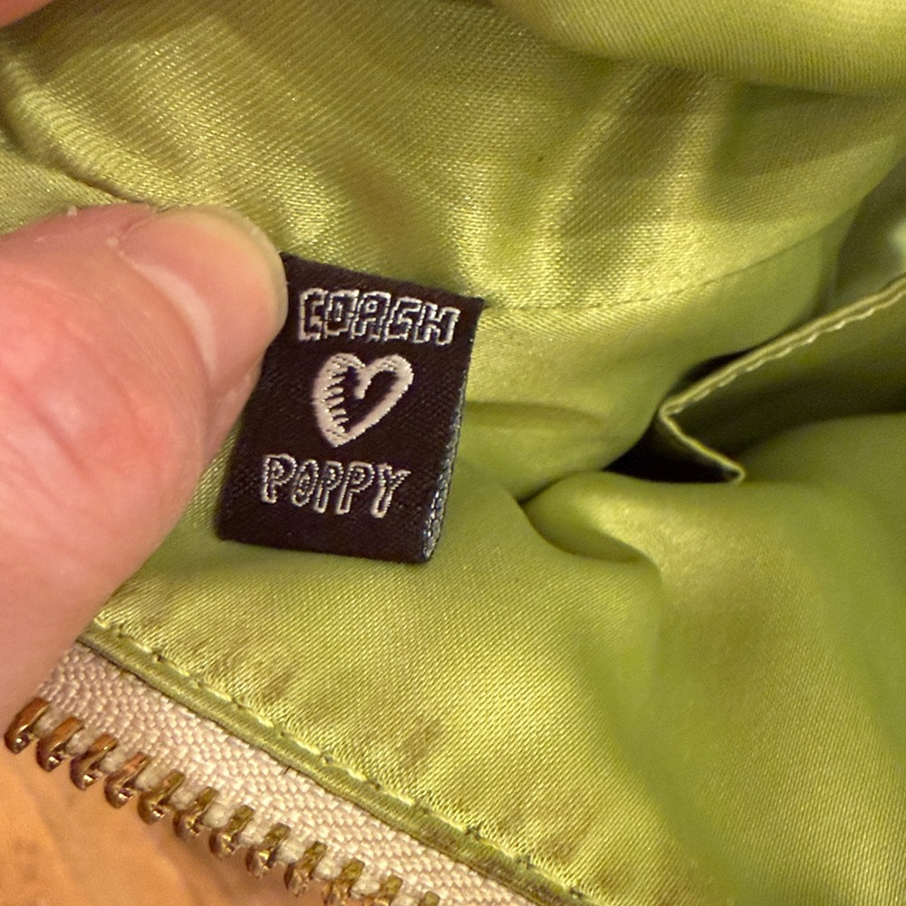 Coach Poppy Multicolor Striped Tote Bag with Gold Accents - Picture 15 of 16